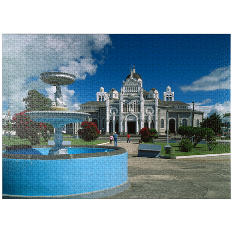 puzzleplate Basilica de Nuestra Senora de los Angeles in Cartago, Costa Rica 1000 Jigsaw Puzzle