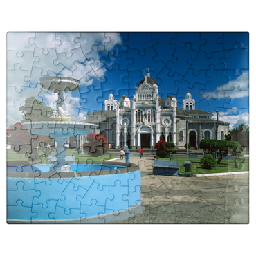 puzzleplate Basilica de Nuestra Senora de los Angeles in Cartago, Costa Rica 100 Jigsaw Puzzle