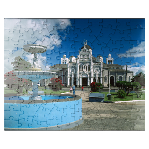 puzzleplate Basilica de Nuestra Senora de los Angeles in Cartago, Costa Rica 100 Jigsaw Puzzle