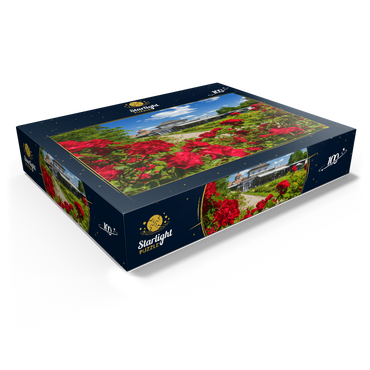 Café in the Botanical Garden at the time of rose bloom 100 Jigsaw Puzzle box view1