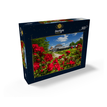 Café in the Botanical Garden at the time of rose bloom 500 Jigsaw Puzzle box view1