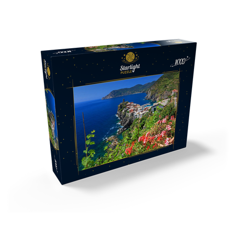 Coastal landscape with view of Vernazza, Italian Riviera, Cinque Terre, Liguria, Italy 1000 Jigsaw Puzzle box view1