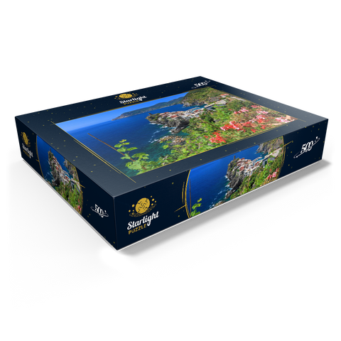 Coastal landscape with view of Vernazza, Italian Riviera, Cinque Terre, Liguria, Italy 500 Jigsaw Puzzle box view1