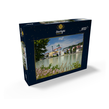 Inn River with St. Stephen's Cathedral in Passau, Lower Bavaria, Bavaria, Germany 1000 Jigsaw Puzzle box view1
