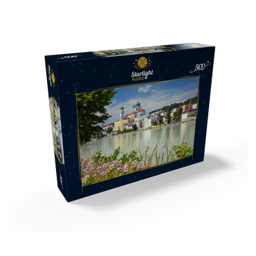 Inn River with St. Stephen's Cathedral in Passau, Lower Bavaria, Bavaria, Germany 500 Jigsaw Puzzle box view1