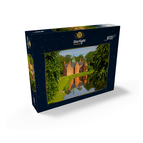 Castle pavilion in the park of Frederiksborg moated castle, Hilleröd, Zealand, Denmark 1000 Jigsaw Puzzle box view1