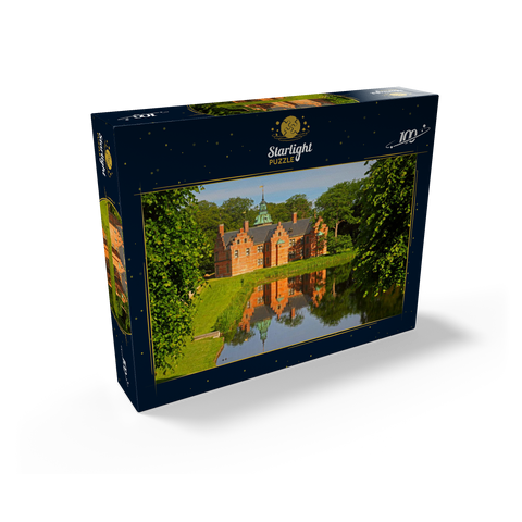 Castle pavilion in the park of Frederiksborg moated castle, Hilleröd, Zealand, Denmark 100 Jigsaw Puzzle box view1