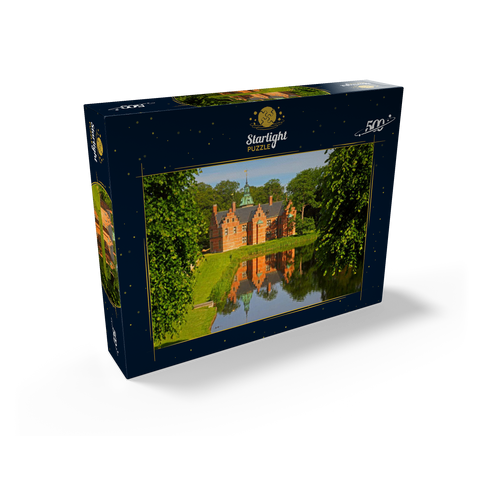 Castle pavilion in the park of Frederiksborg moated castle, Hilleröd, Zealand, Denmark 500 Jigsaw Puzzle box view1