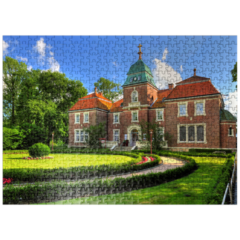 puzzleplate Sielhof in Neuharlingersiel, East Frisia, Lower Saxony, Germany 500 Jigsaw Puzzle