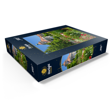 Botanical garden at the time of the rose blossom, Munich 1000 Jigsaw Puzzle box view1