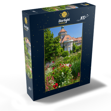 Botanical garden at the time of the rose blossom, Munich 100 Jigsaw Puzzle box view1