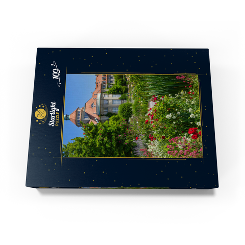 Botanical garden at the time of the rose blossom, Munich 100 Jigsaw Puzzle box view1