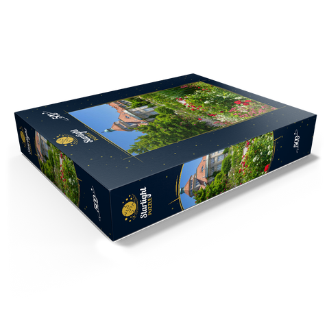 Botanical garden at the time of the rose blossom, Munich 500 Jigsaw Puzzle box view1