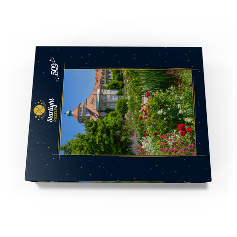 Botanical garden at the time of the rose blossom, Munich 500 Jigsaw Puzzle box view1