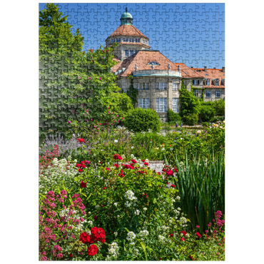 puzzleplate Botanical garden at the time of the rose blossom, Munich 500 Jigsaw Puzzle