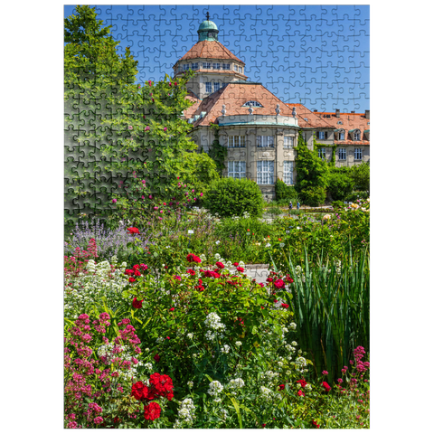 puzzleplate Botanical garden at the time of the rose blossom, Munich 500 Jigsaw Puzzle