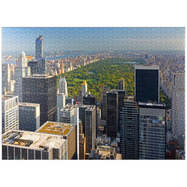puzzleplate View from Rockefeller Center over Central Park, Manhattan, New York City, USA 1000 Jigsaw Puzzle