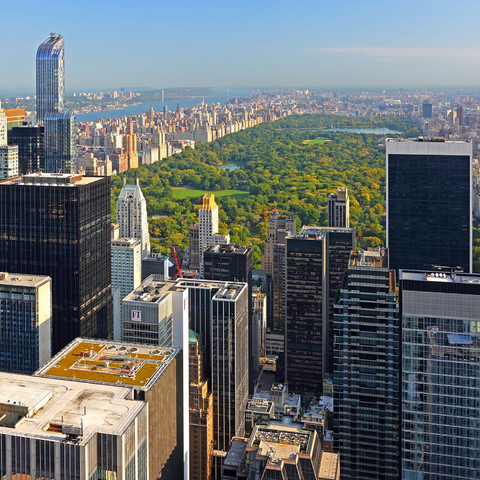 View from Rockefeller Center over Central Park, Manhattan, New York City, USA 1000 Jigsaw Puzzle 3D Modell