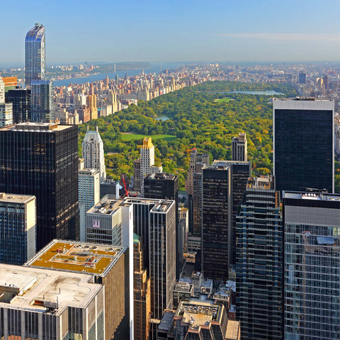 View from Rockefeller Center over Central Park, Manhattan, New York City, USA 100 Jigsaw Puzzle 3D Modell