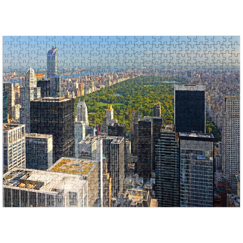 puzzleplate View from Rockefeller Center over Central Park, Manhattan, New York City, USA 500 Jigsaw Puzzle