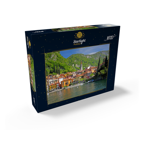 Varenna on Lake Como, Province of Lecco, Lombardy, Italy 1000 Jigsaw Puzzle box view1