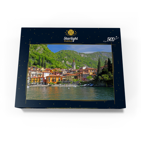 Varenna on Lake Como, Province of Lecco, Lombardy, Italy 500 Jigsaw Puzzle box view1