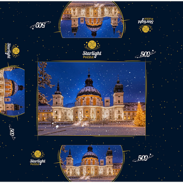 Ettal Monastery at Christmas Time 500 Jigsaw Puzzle box 3D Modell
