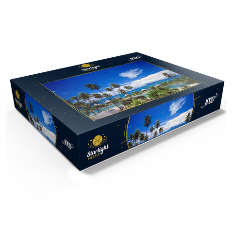 Beachcomber Hotel on Tahiti Island, French Polynesia, South Seas 1000 Jigsaw Puzzle box view1