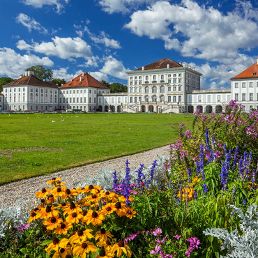 Palace park with the Nymphenburg Palace 100 Jigsaw Puzzle 3D Modell