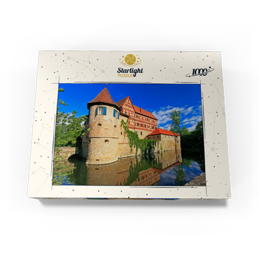 Wasserschloss Unsleben, Lower Franconia, Bavaria, Germany 1000 Jigsaw Puzzle box view1