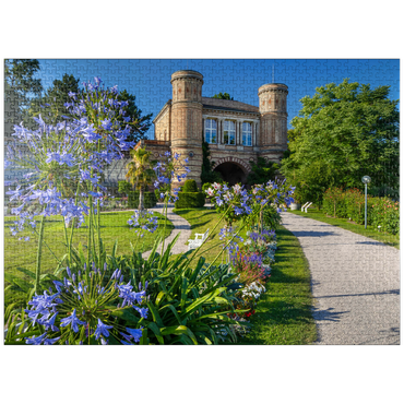 puzzleplate Gatehouse at the Orangery in the Botanical Garden in the Palace Garden of Karlsruhe Palace 1000 Jigsaw Puzzle