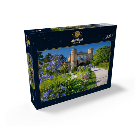 Gatehouse at the Orangery in the Botanical Garden in the Palace Garden of Karlsruhe Palace 100 Jigsaw Puzzle box view1