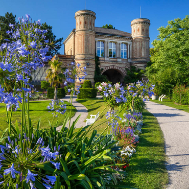 Gatehouse at the Orangery in the Botanical Garden in the Palace Garden of Karlsruhe Palace 100 Jigsaw Puzzle 3D Modell
