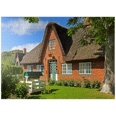 puzzleplate Frisian house in Keitum 1000 Jigsaw Puzzle