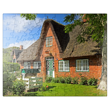 puzzleplate Frisian house in Keitum 100 Jigsaw Puzzle
