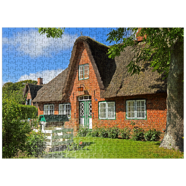 puzzleplate Frisian house in Keitum 500 Jigsaw Puzzle