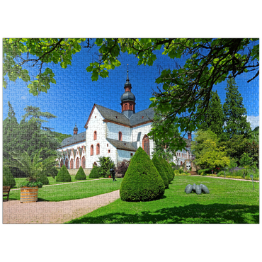 puzzleplate Eberbach Monastery near Eltville on the Rhine 1000 Jigsaw Puzzle