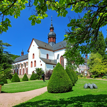 Eberbach Monastery near Eltville on the Rhine 1000 Jigsaw Puzzle 3D Modell