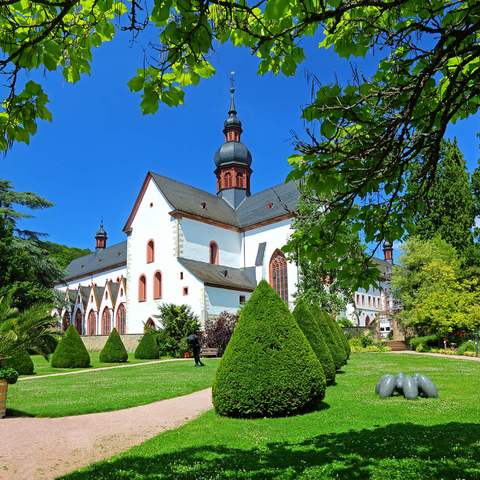 Eberbach Monastery near Eltville on the Rhine 1000 Jigsaw Puzzle 3D Modell