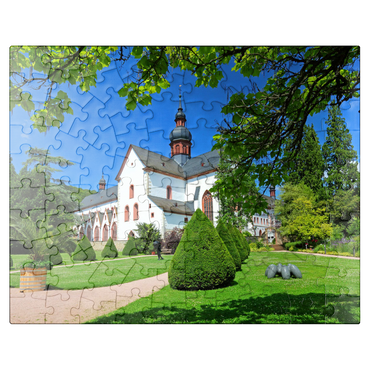 puzzleplate Eberbach Monastery near Eltville on the Rhine 100 Jigsaw Puzzle
