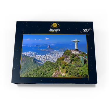 Christ statue Cristo Redentor on Corcovado (710m), Rio de Janeiro, Brazil 500 Jigsaw Puzzle box view1