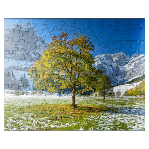 puzzleplate Mountain horn in the Eng 100 Jigsaw Puzzle