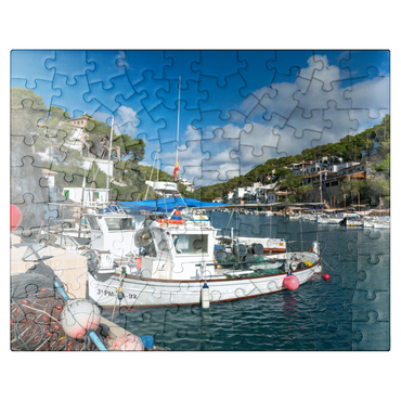 puzzleplate Fishing port of Cala Figuera, Mallorca, Balearic Islands, Spain 100 Jigsaw Puzzle