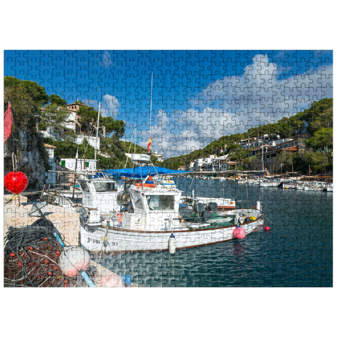 puzzleplate Fishing port of Cala Figuera, Mallorca, Balearic Islands, Spain 500 Jigsaw Puzzle