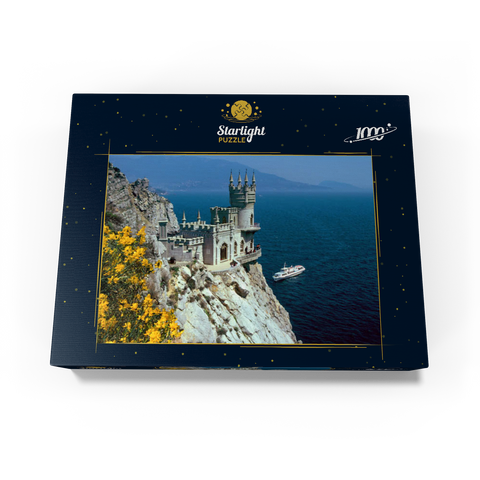 Rock castle Schalbennest near Yalta, Crimean Peninsula, Ukraine 1000 Jigsaw Puzzle box view1