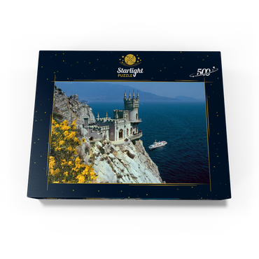 Rock castle Schalbennest near Yalta, Crimean Peninsula, Ukraine 500 Jigsaw Puzzle box view1