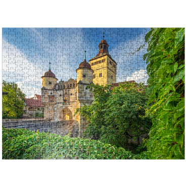 puzzleplate City fortification with the Ellinger Gate 500 Jigsaw Puzzle