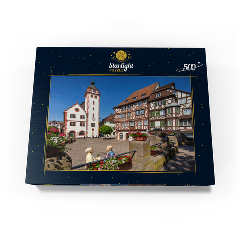 City Hall and Palm's House on the Market Square 500 Jigsaw Puzzle box view1