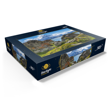 Stellisee mountain lake with the Matterhorn (4478m) 500 Jigsaw Puzzle box view1