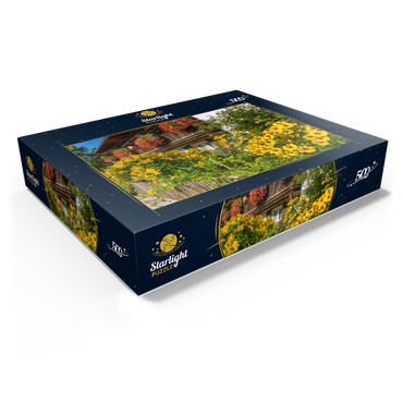 House decorated with flowers in the district of Garmisch 500 Jigsaw Puzzle box view1